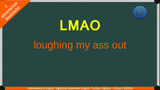 İNGİLİZCE KISALTMALAR – ABBREVIATIONS IN ENGLISH (2/2) 2. Bölüm