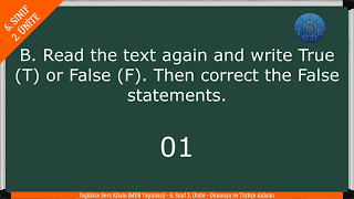 İNGİLİZCE 6. SINIF 2. ÜNİTE (MEB) Ders Kitabı İngilizce Kelimelerin Okunuşu ve Anlamları (Tamamı)