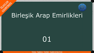 ÜLKELER – COUNTRIES / A’dan Z’ye / (Türkçe  – İngilizce / Turkish – English)
