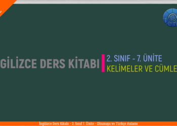 ÖDÜLLÜ VİDEO: İNGİLİZCE 2. SINIF 7. ÜNİTE Ders Kitabı Kelimeleri