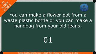 İNGİLİZCE 6. SINIF 9. ÜNİTE (MEB) 2. BÖLÜM – Ders Kitabı İngilizce Kelimelerin Okunuşu ve Anlamları