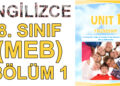 İNGİLİZCE 8. SINIF 1. ÜNİTE (MEB) 1. BÖLÜM – Ders Kitabı İngilizce Kelimelerin Okunuşu ve Anlamları