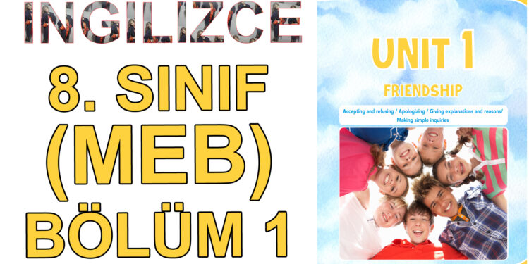 İNGİLİZCE 8. SINIF 1. ÜNİTE (MEB) 1. BÖLÜM – Ders Kitabı İngilizce Kelimelerin Okunuşu ve Anlamları