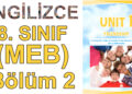 İNGİLİZCE 8. SINIF 1. ÜNİTE (MEB) 2. BÖLÜM – Ders Kitabı İngilizce Kelimelerin Okunuşu ve Anlamları