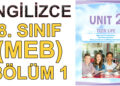 İNGİLİZCE 8. SINIF 2. ÜNİTE (MEB) 1. BÖLÜM – Ders Kitabı İngilizce Kelimelerin Okunuşu ve Anlamları