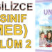 İNGİLİZCE 8. SINIF 2. ÜNİTE (MEB) 2. BÖLÜM – Ders Kitabı İngilizce Kelimelerin Okunuşu ve Anlamları