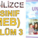 İNGİLİZCE 8. SINIF 2. ÜNİTE (MEB) 3. BÖLÜM – Ders Kitabı İngilizce Kelimelerin Okunuşu ve Anlamları