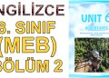 8. SINIF İNGİLİZCE DERS KİTABI 6. ÜNİTE (2. BÖLÜM)