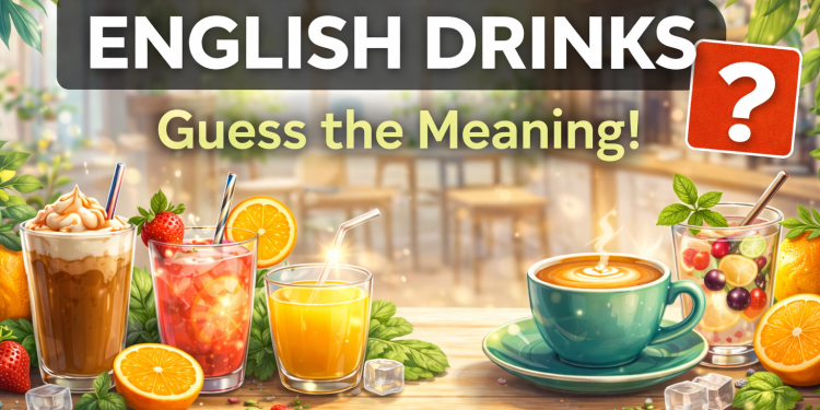 İngilizce İçecekler ☕🥤 | English–Turkish Drink Quiz