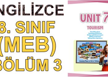 8. SINIF İNGİLİZCE DERS KİTABI 7. ÜNİTE (3. BÖLÜM) (MEB)