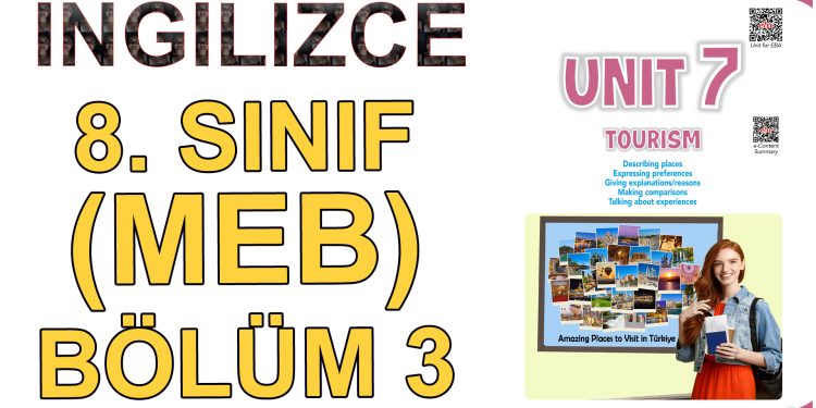 8. SINIF İNGİLİZCE DERS KİTABI 7. ÜNİTE (3. BÖLÜM) (MEB)