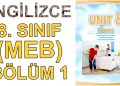 8. SINIF İNGİLİZCE DERS KİTABI 8. ÜNİTE (1. BÖLÜM) (MEB)
