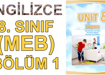8. SINIF İNGİLİZCE DERS KİTABI 8. ÜNİTE (1. BÖLÜM) (MEB)
