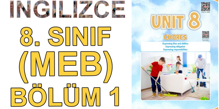 8. SINIF İNGİLİZCE DERS KİTABI 8. ÜNİTE (1. BÖLÜM) (MEB)