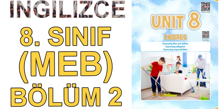 8. SINIF İNGİLİZCE DERS KİTABI 7. ÜNİTE (2. BÖLÜM) (MEB)