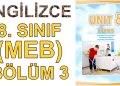 8. SINIF İNGİLİZCE DERS KİTABI 8. ÜNİTE (3. BÖLÜM) (MEB)