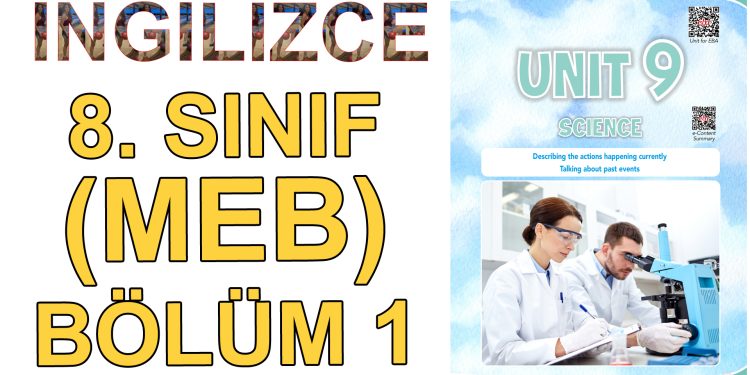 8. SINIF İNGİLİZCE DERS KİTABI 9. ÜNİTE (1. BÖLÜM) (MEB)
