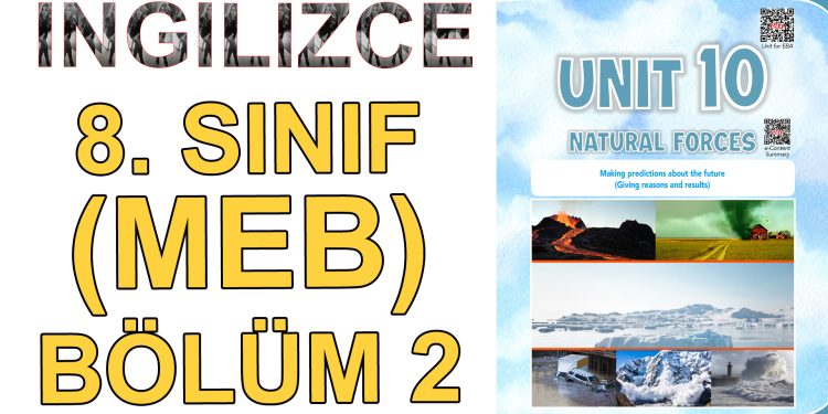 8. SINIF İNGİLİZCE DERS KİTABI 10. ÜNİTE (2. BÖLÜM) (MEB)