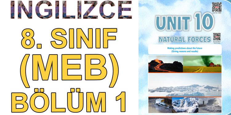 8. SINIF İNGİLİZCE DERS KİTABI 10. ÜNİTE (1. BÖLÜM) (MEB)